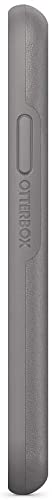 OtterBox Funda rígida ultra delgada con textura para iPhone XR (solo para protector de pantalla, paquete de paquetes, gris musgo piedra/puntos amarillos