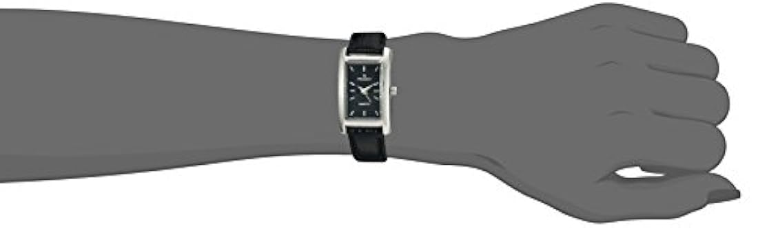 Reloj de pulsera rectangular en forma de H
