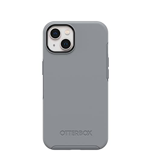 OtterBox Symmetry Series - Funda solo para iPhone 13, gris resiliencia