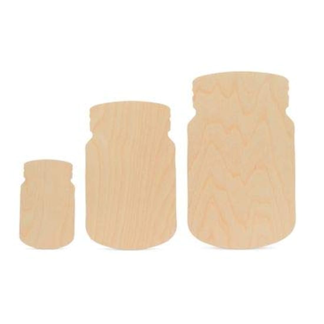 Woodpeckers - Recortes de madera para tarros de masón