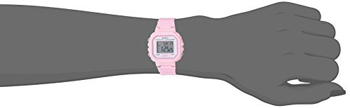 Reloj casual de resina de cuarzo para mujer color rosa
