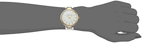 Reloj de pulsera de dos tonos para mujer