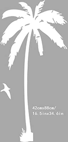 Vinilo Decorativo BIBITIME Palmera y Aves para Pared Modelo 2