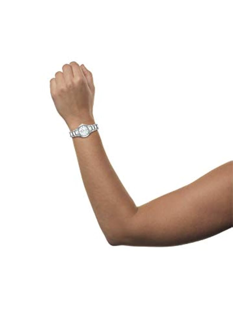 Reloj con manecillas y fecha ventana 3 en punto para mujer