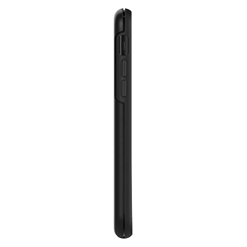 OtterBox Symmetry Series - Funda para iPhone SE de 3ª generación (2022), iPhone SE 2ª (2020), iPhone 8, iPhone 7 (no Plus) con protector de pantalla de vidrio templado, paquete - Embalaje a granel - Negro