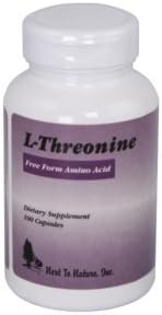 Suplemento L-treonina 500 mg 100 cápsulas