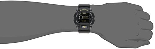 G-Shock DW-9052-1CCG Reloj militar negro para hombre