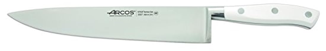 Arcos Riviera–Cuchillo de cocinero forjado con mango blanco