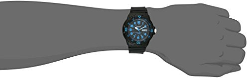 Reloj negro con banda de resina