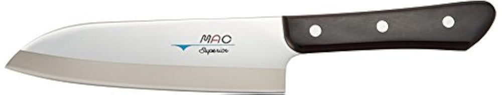 Mac Knife cuchillo Santoku, Plateado