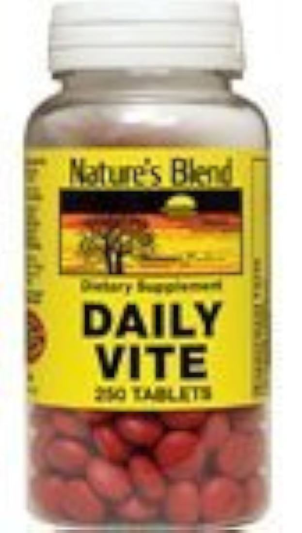 Nature 's Blend - Suplemento de 250 tabletas