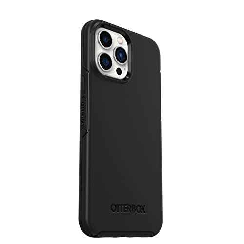 OtterBox SYMMETRY SERIES+ - Funda antimicrobiana con MagSafe para iPhone 12/13 Pro Max, color negro
