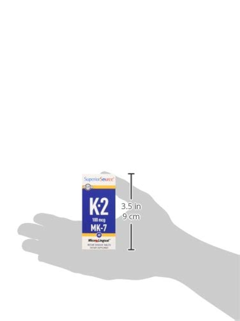 Vitamina K2-MK7, 100 mcg, 60 unidades