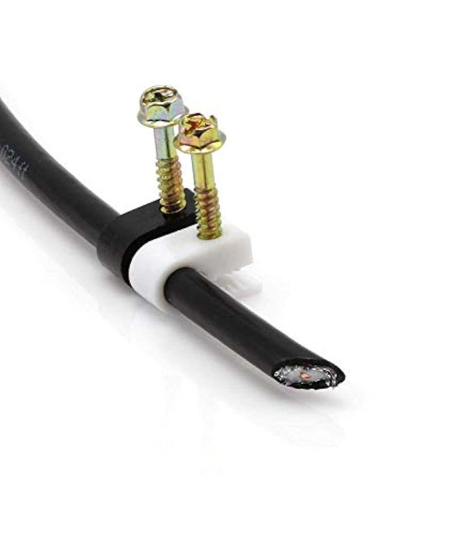 Clips de cable coaxiales únicos, Cat clip