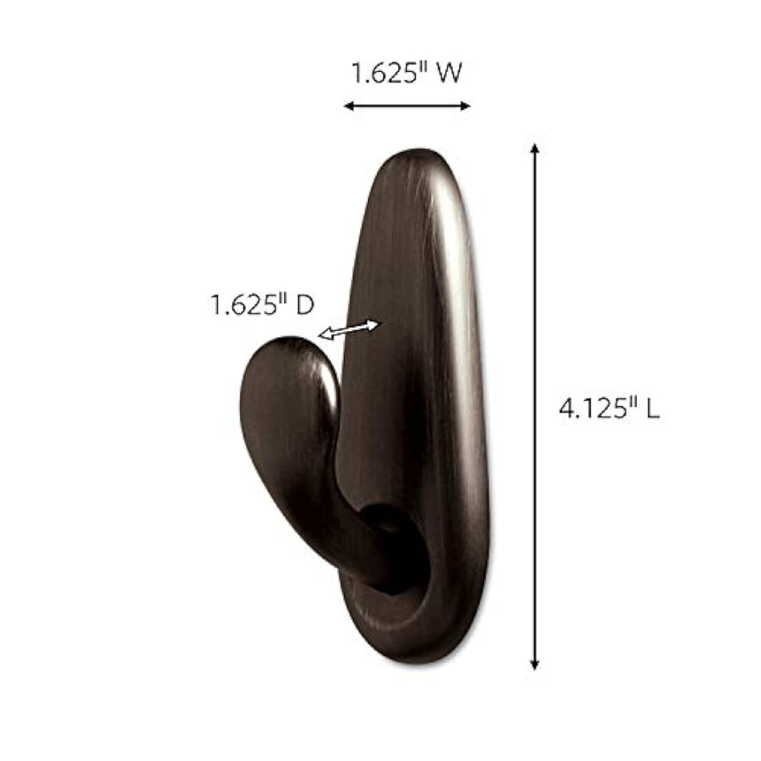 Command, gancho metálico grande, clásico, Forever