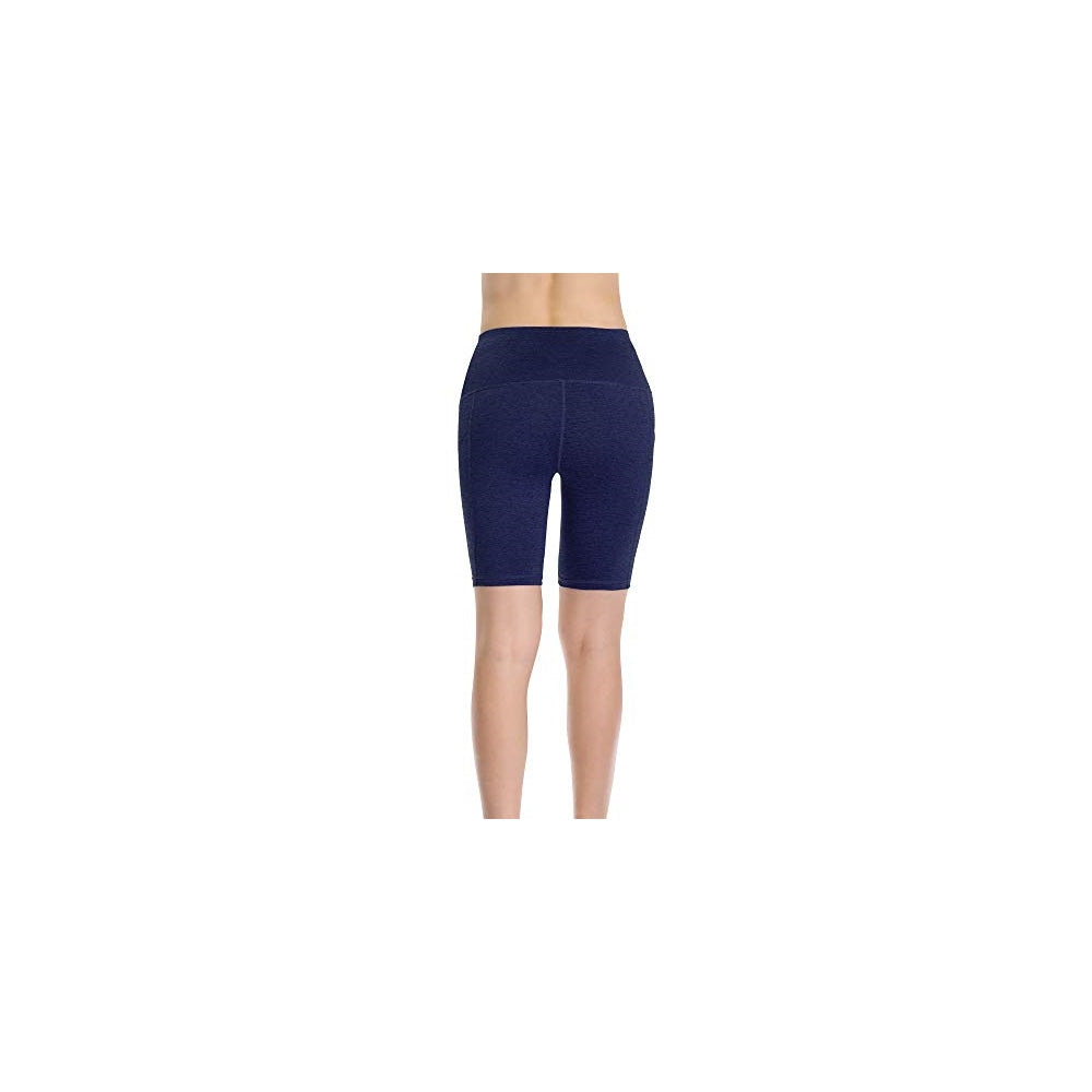 Shorts cortos de yoga para mujer de cintura alta talla L