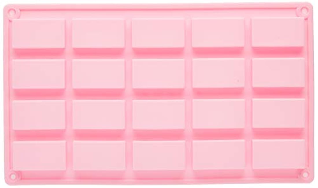 x-haibei 20-cavity rectangular Mini Guest Soap Chocolate Candy molde molde de silicona