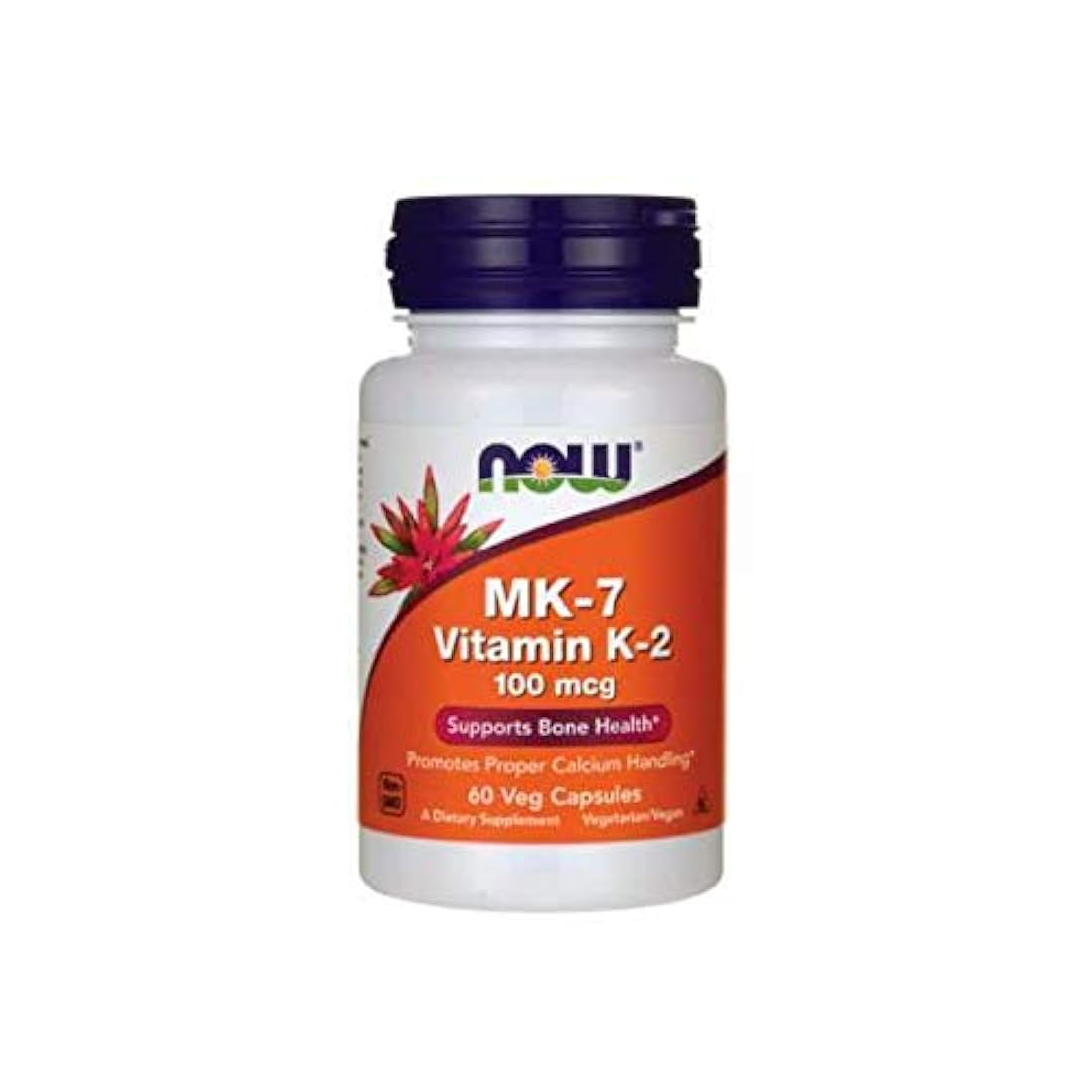 Vitamina K2- Cápsulas veganas, 0.0000035 oz, 60 unidades.