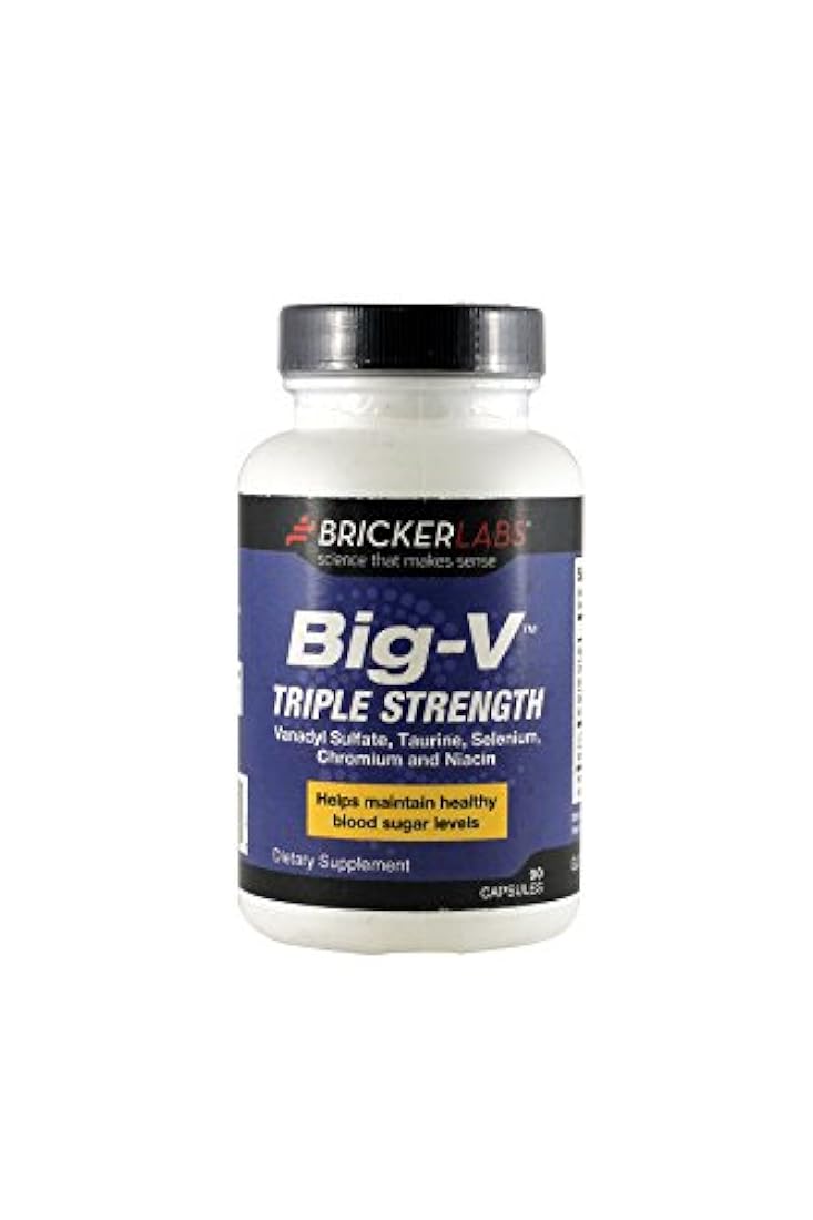 Bricker Labs big-v Triple Fuerza, 90 unidades