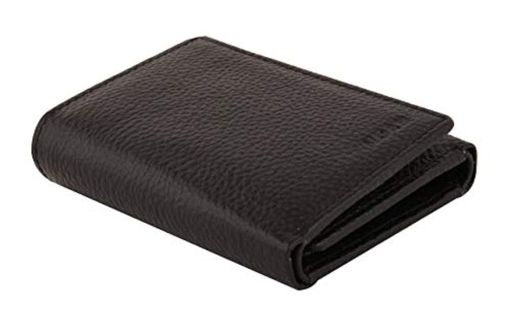 Carteras Tríptico de cuero para hombres Diseño delgado RFID