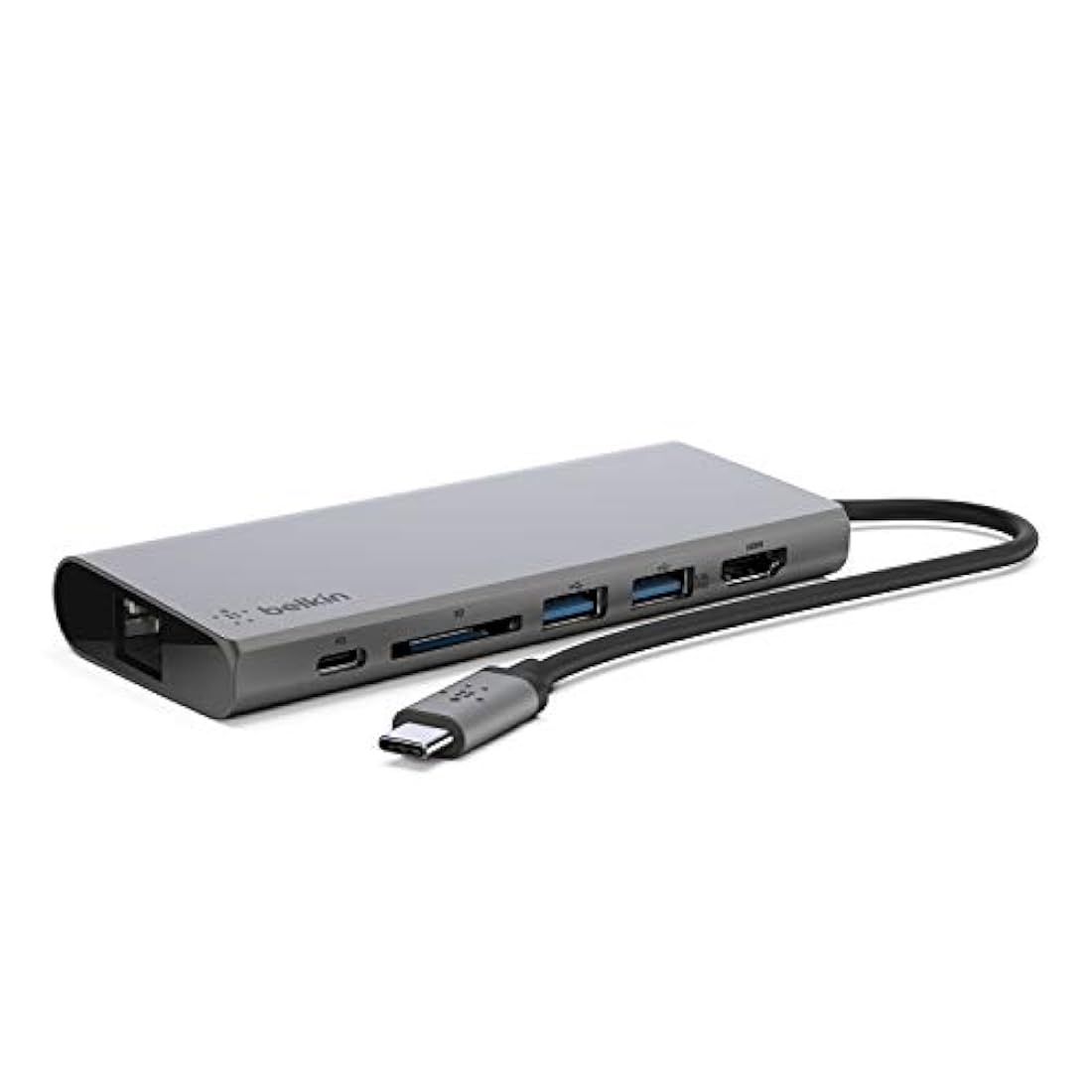 Cable USB-C conectado base USB-C para portátiles