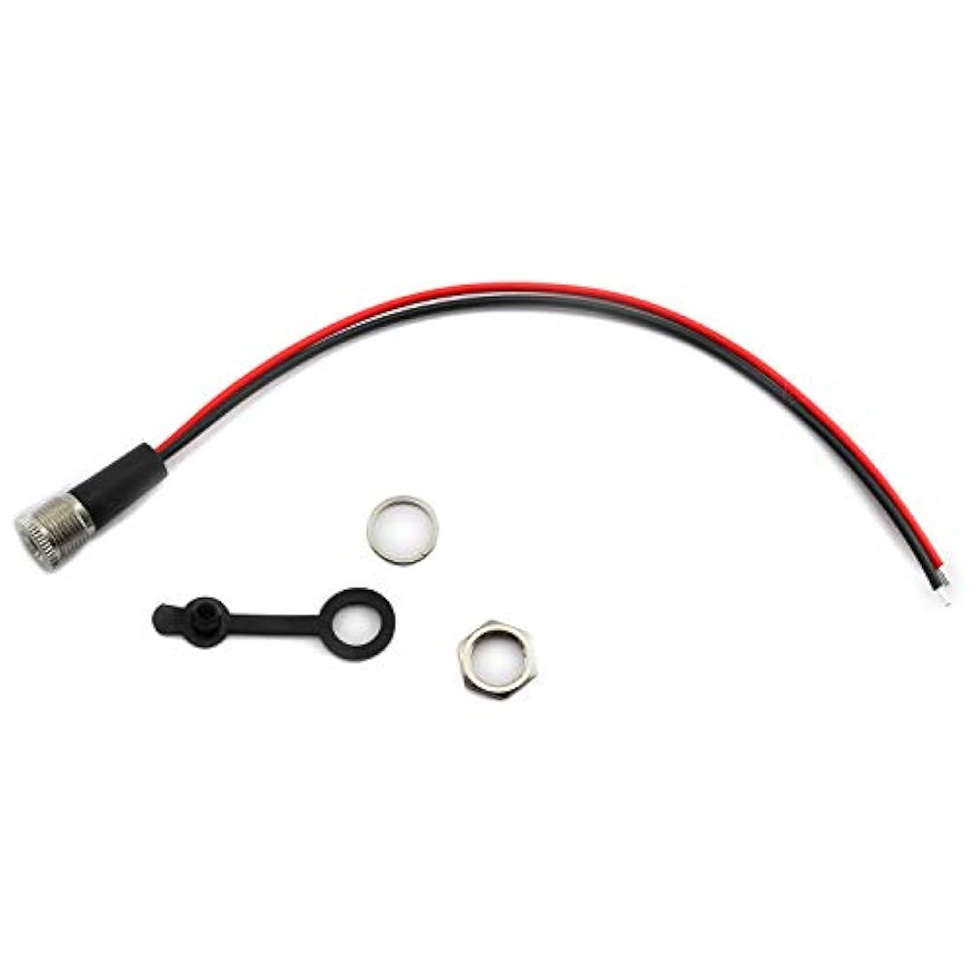 Hembra montaje panel cable de carga roscado conector