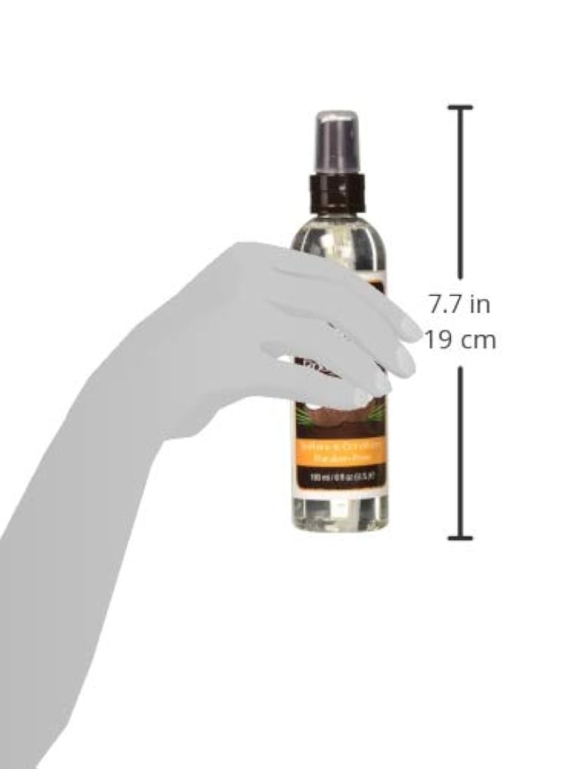 aceite seco corporal de coco spray, 6 ounce