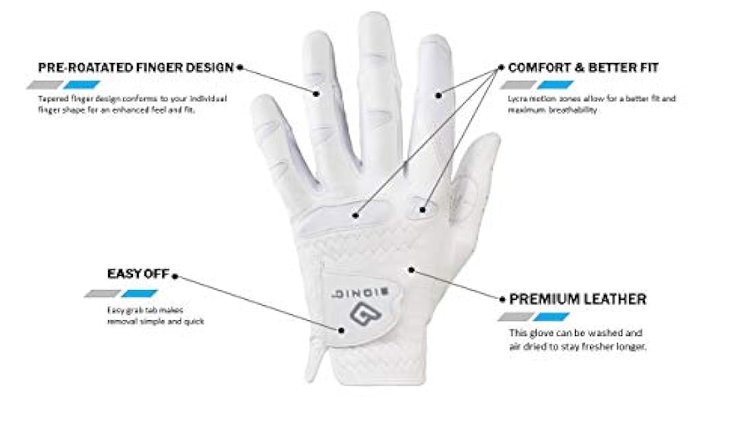 guante para mujer de golf