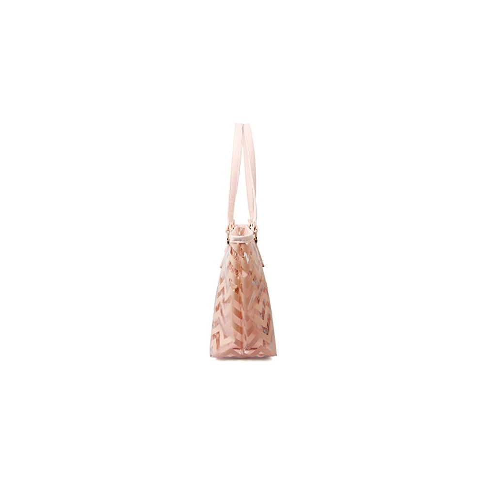 Bolsos con diseño de rayas con bolsillo
