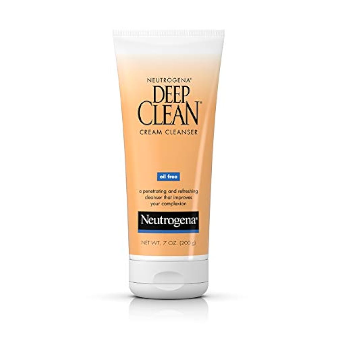 Neutrogena Limpiador de crema facial de limpieza profunda, 7 onzas