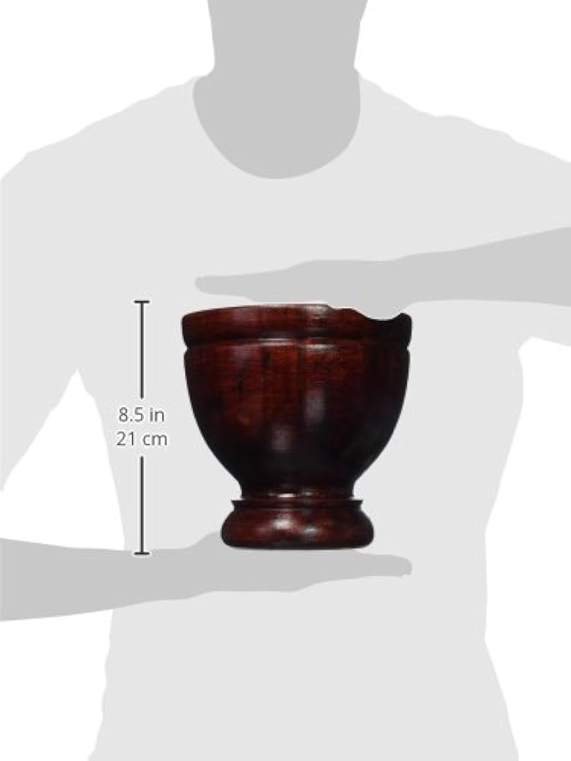 8 inches Thai Mortero Mortero de molienda Utensilios de cocina Thai food – Herramienta de Cocina de Tailandia de Papaya