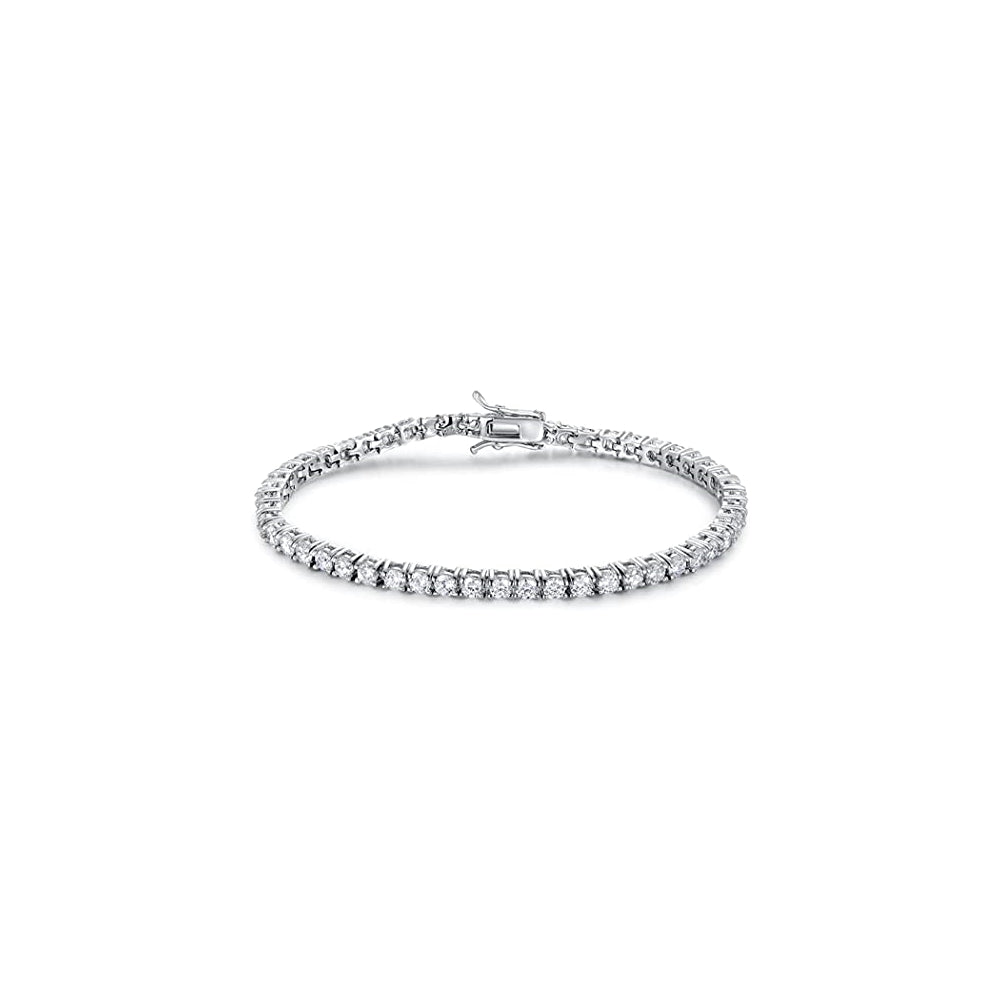 Pulseras y tobilleras de tenis clásica chapada