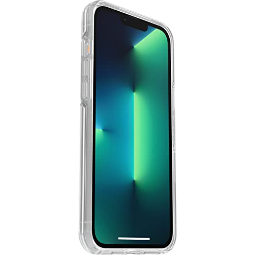 OtterBox Symmetry Series+ - Funda antimicrobiana transparente con MagSafe para iPhone 13 Pro Max y iPhone 12 Pro Max - Clear EX