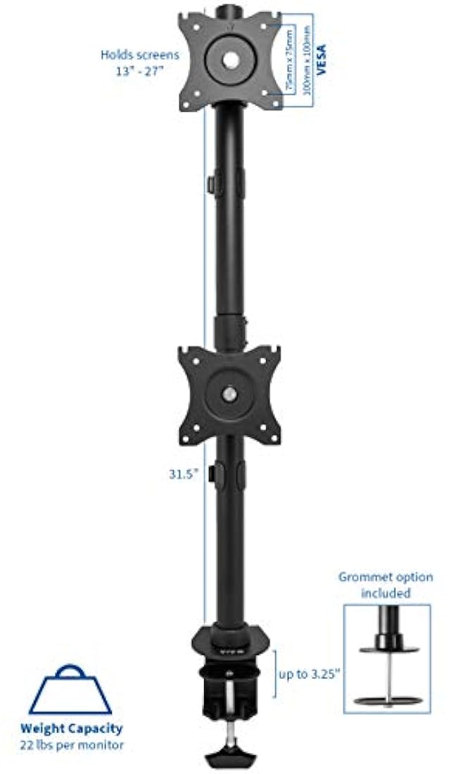 Montaje vertical para escritorio de computadora