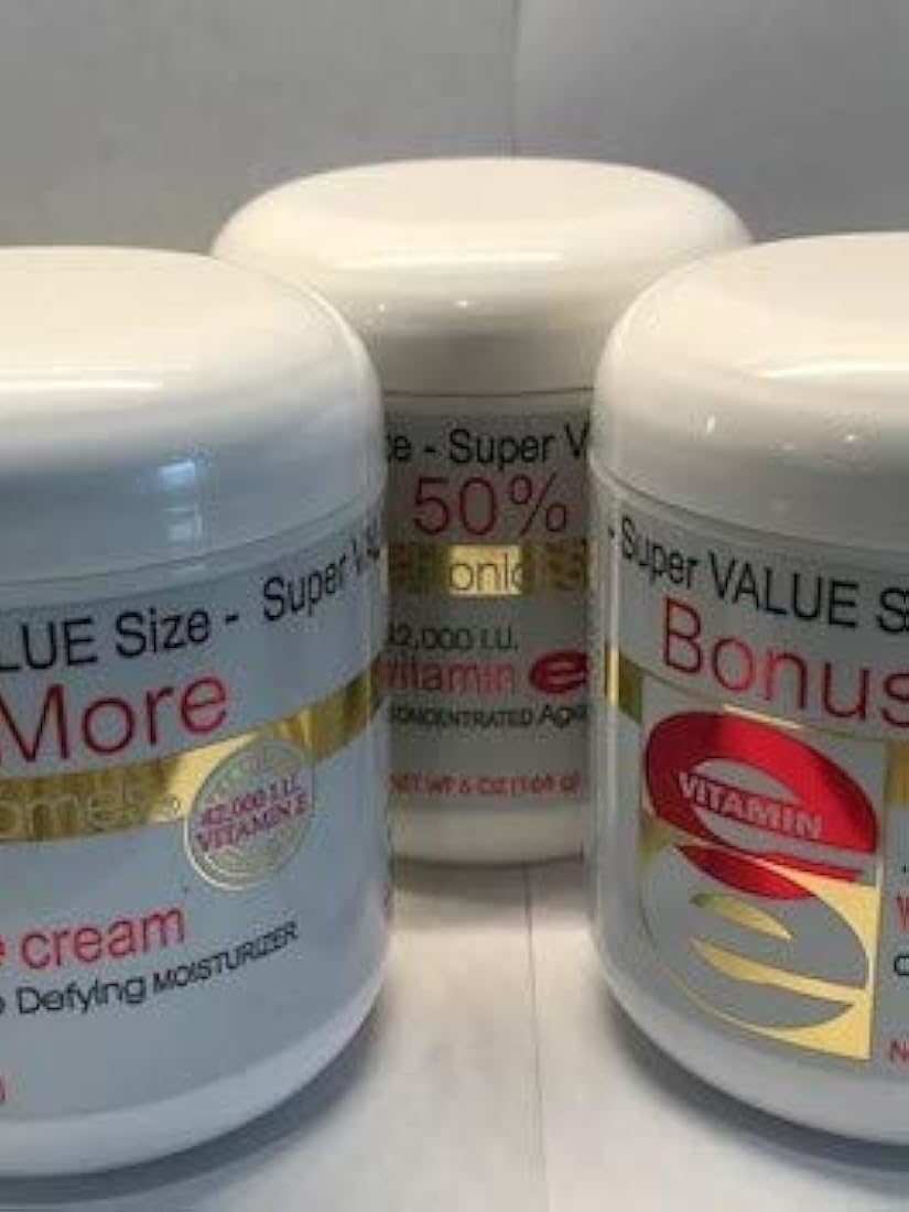 Colonial Dames Vitamina E Crema 6 onzas 42000 UI 3 unidades Paquete Valor
