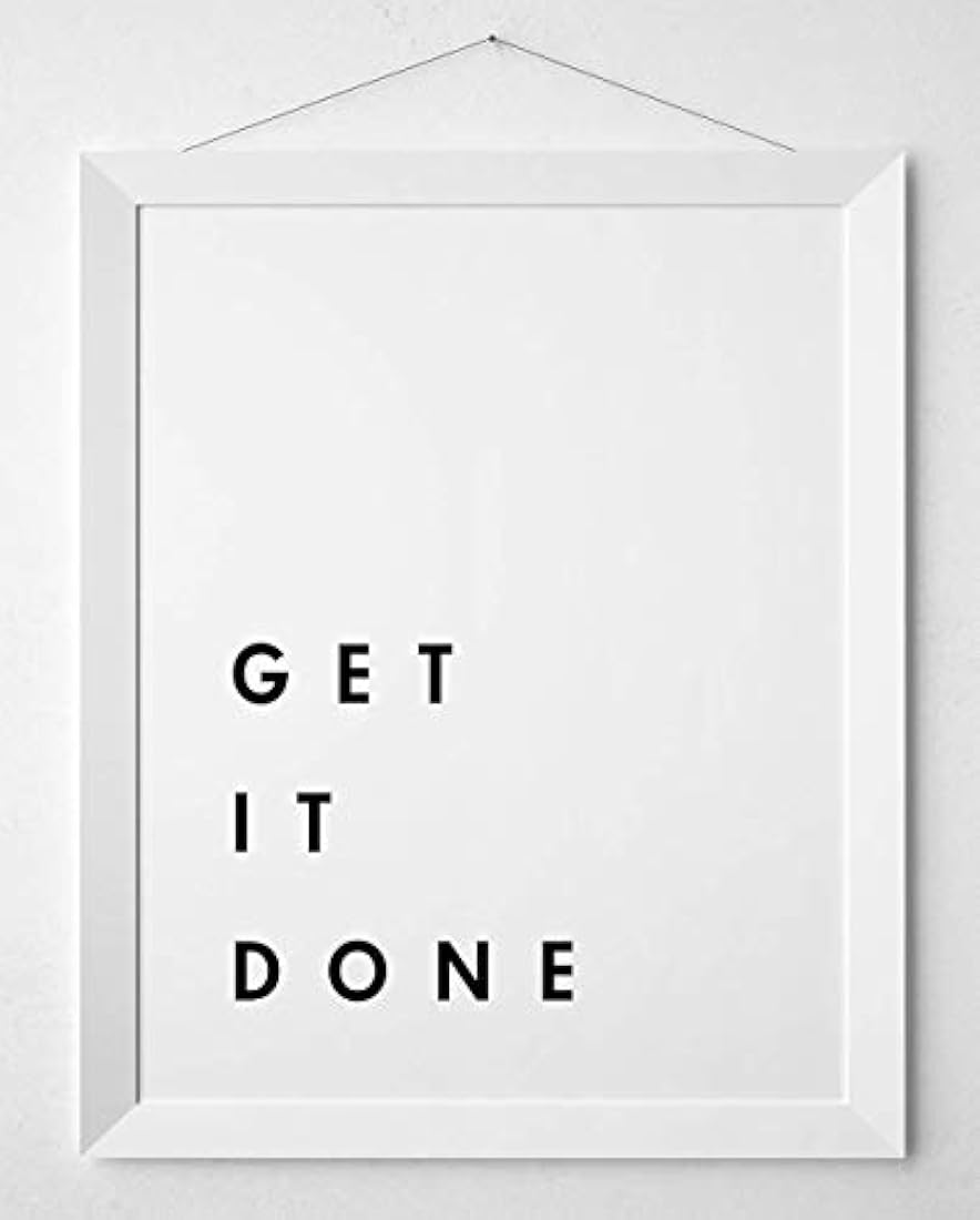 Hágalo - Impresión de arte de tipografía sin marco 11x14