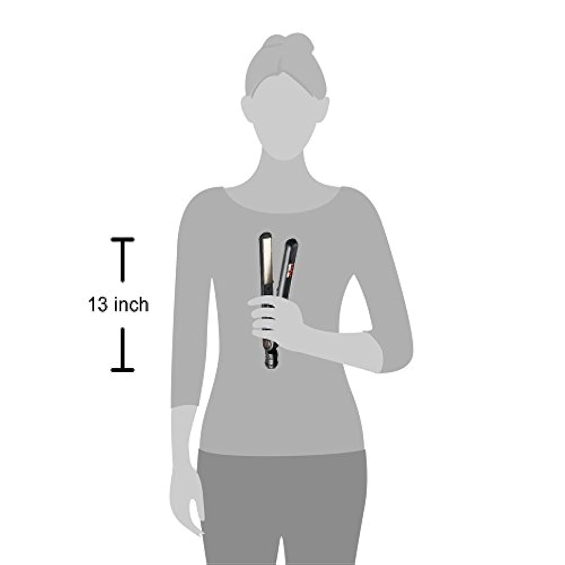 MHD plancha profesional para alisado de cabello de 1 pulgada