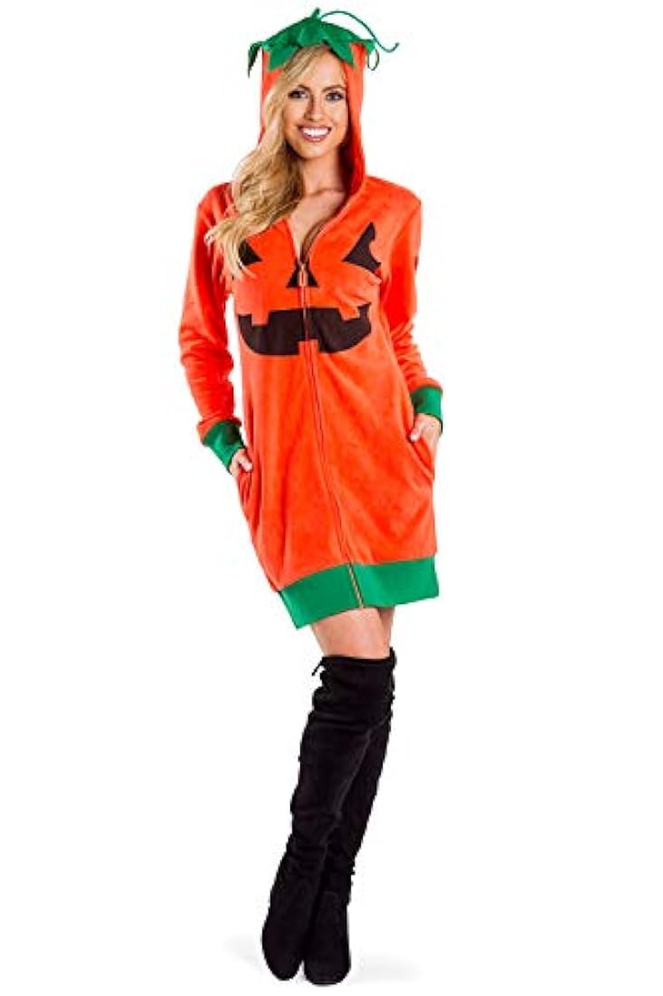 Vestido de calabaza para adulto para Halloween
