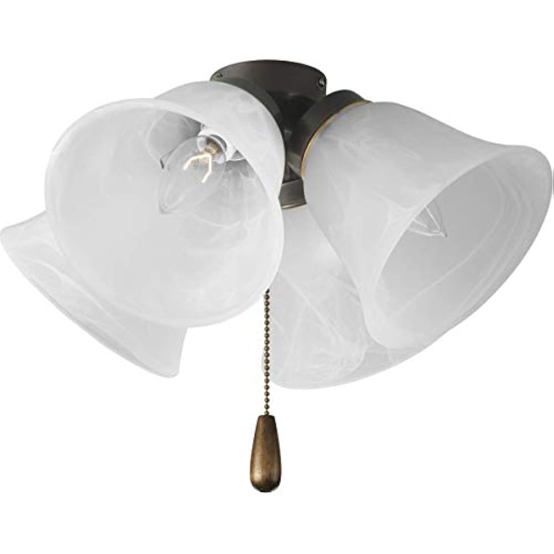 Cadena para ventilador de techo, de madera de nogal