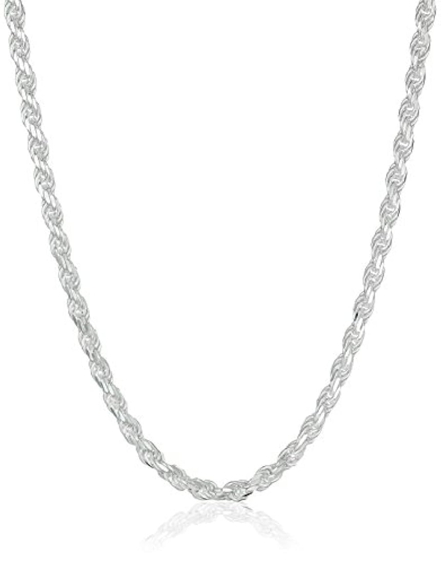 Collar de cadena de cuerda de corte de diamante