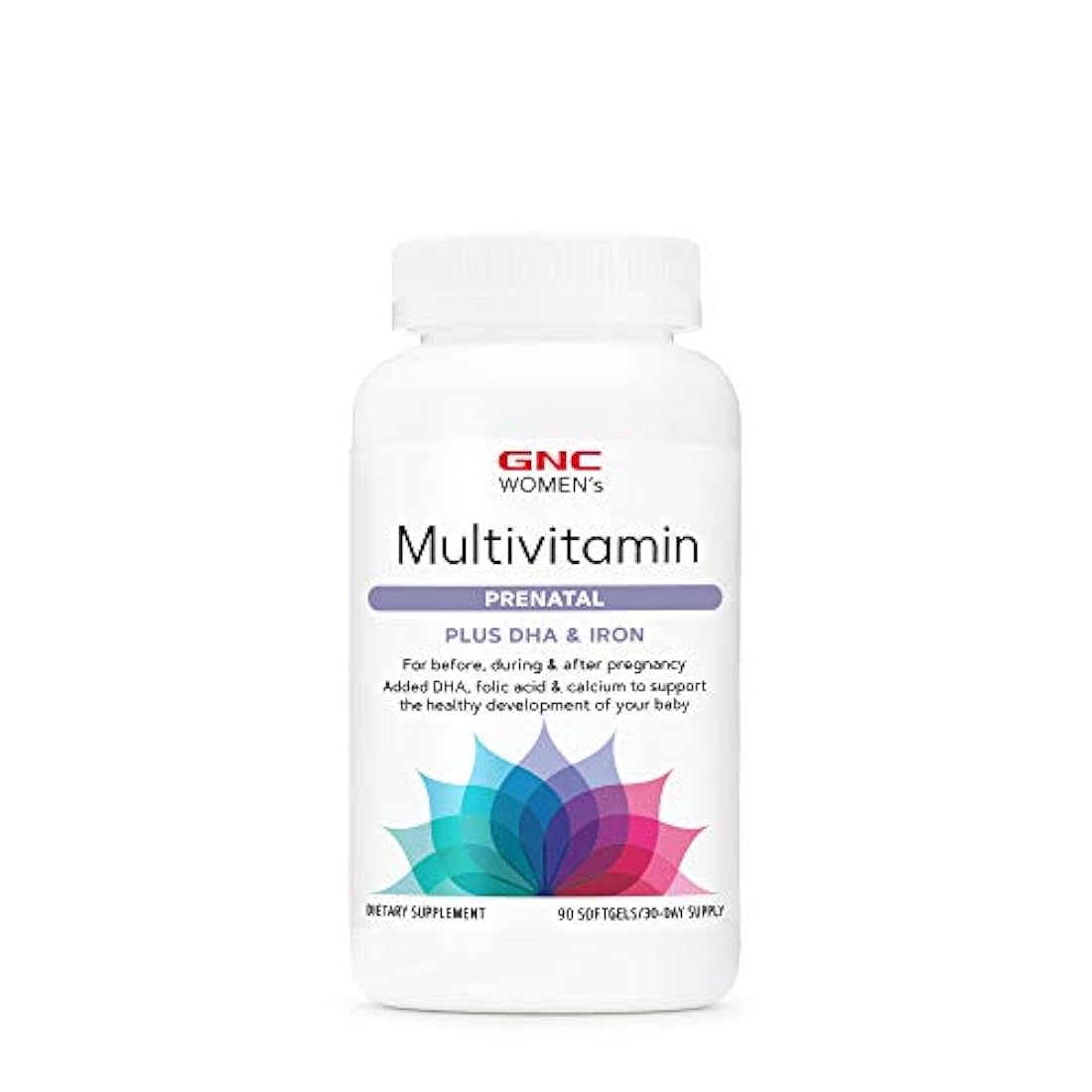 GNC Multivitamínico Prenatal Fórmula para mujer con DHA y hierro