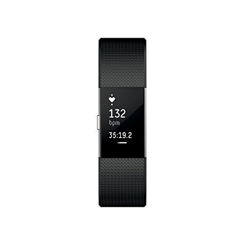 Pulsera Charge 2 Heart Rate Fitness, negra, pequeña