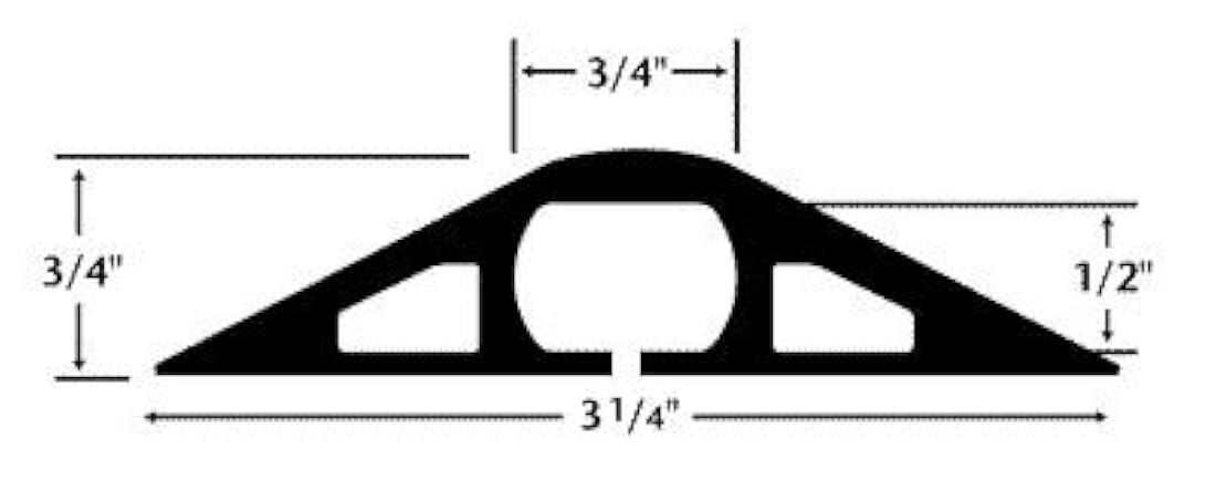 D-2 funda para cables con conducto de goma Marrón