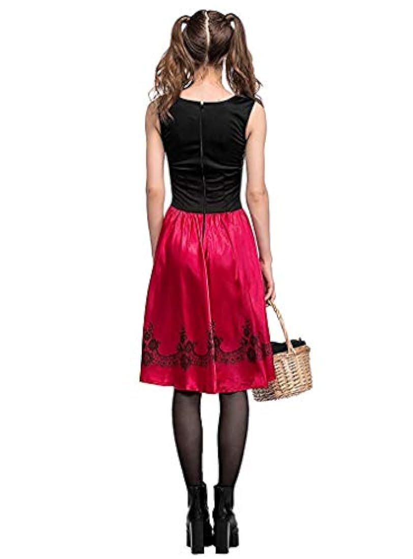 Disfraz de campana de equitación para mujer color rojo