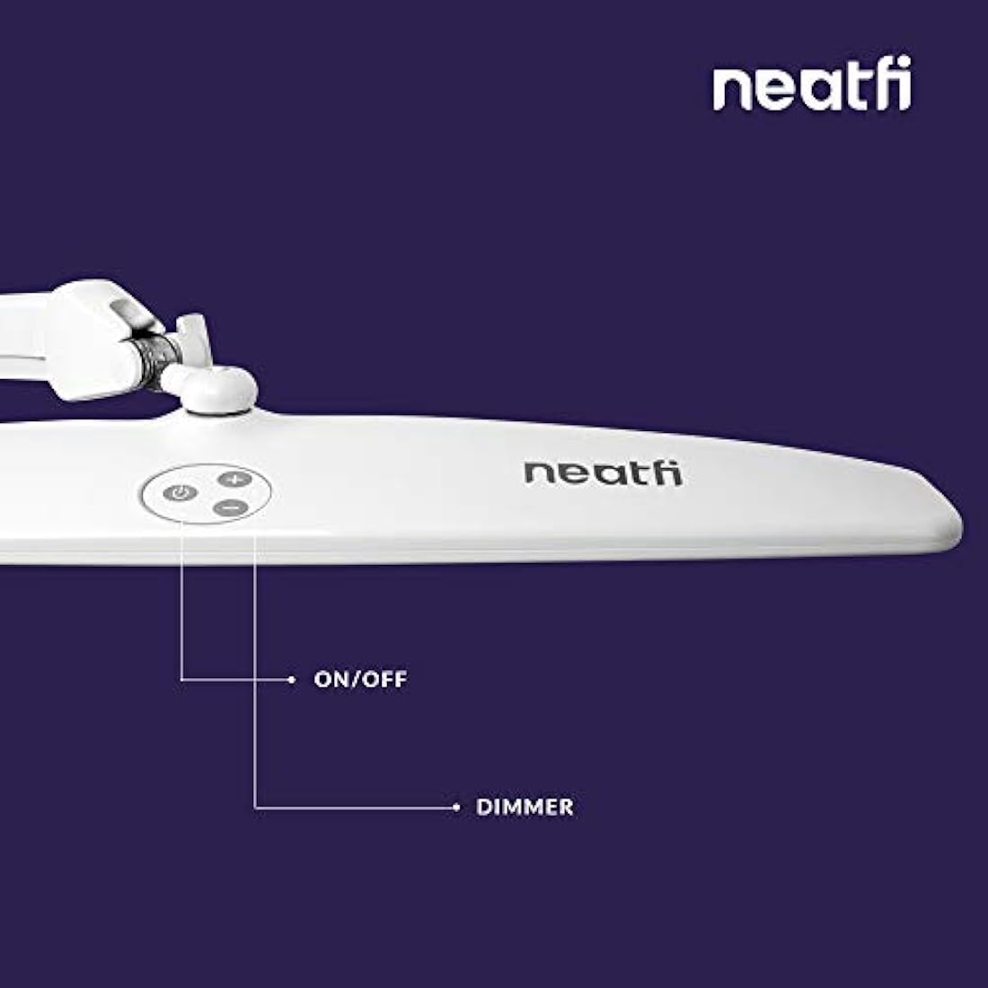 Lámpara de trabajo con abrazadera, 22.8 pulgadas de ancho