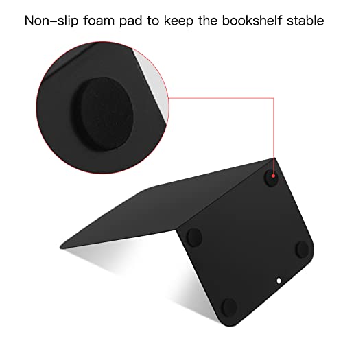 Sujetalibros para estantes, hogar, oficina, tapón de metal