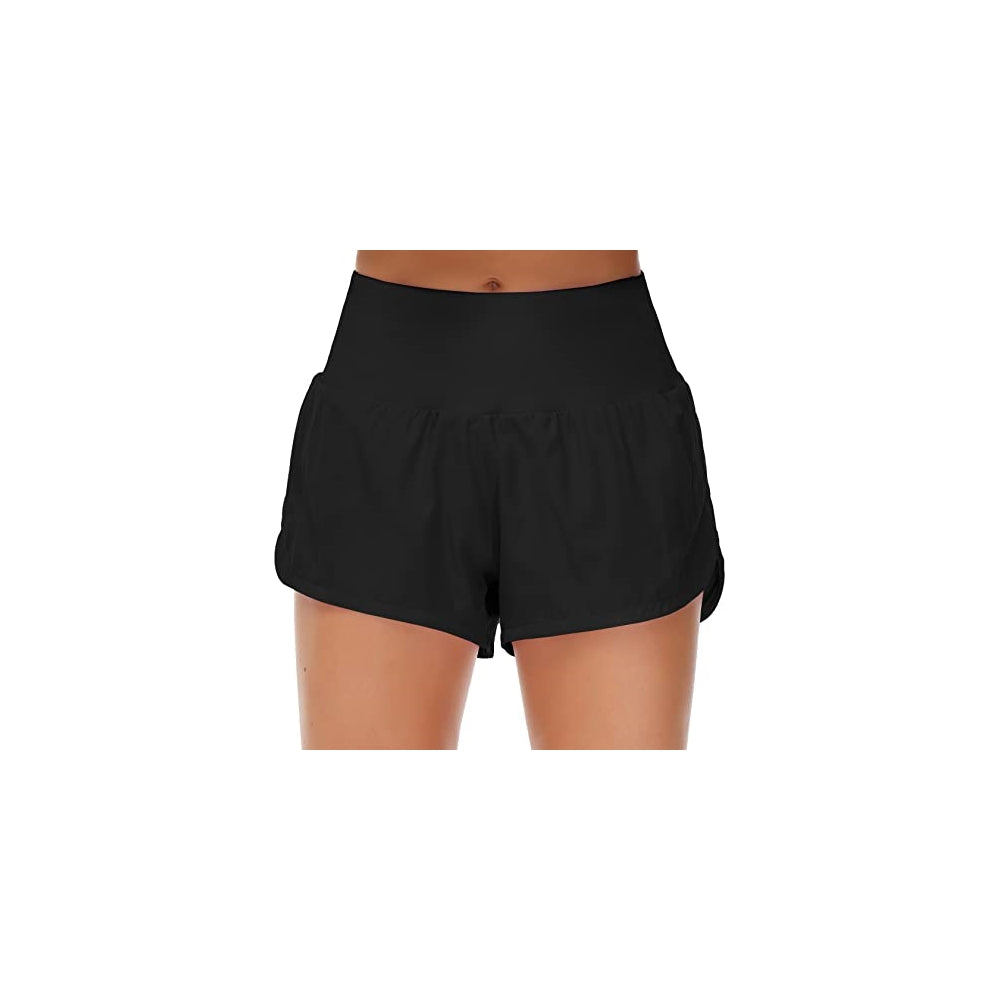 Shorts cortos para correr de cintura alta talla S