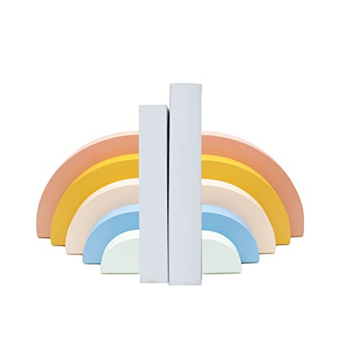 Decorably Sujetalibros arcoíris para niños extremos