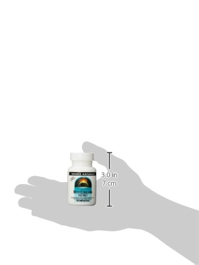 Fuente Naturals Methylcobalamin, Vitamina B-12, 60 tab