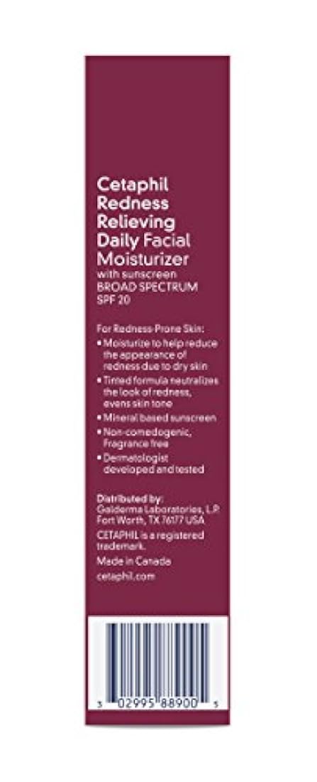 Crema hidratante facial diaria, mitigar enrojecimiento